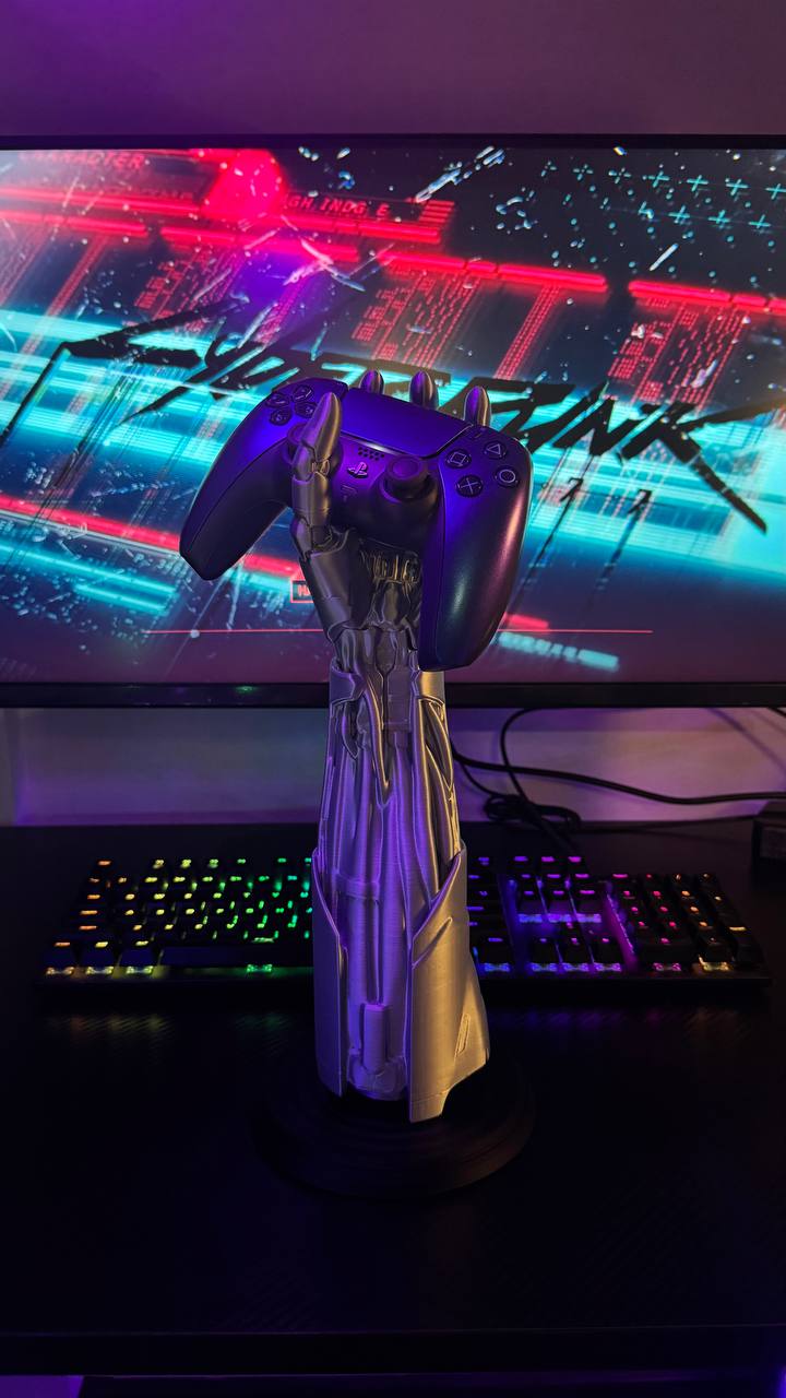 Тримач для геймпада й навушників в стилі Cyberpunk - Зображення 4