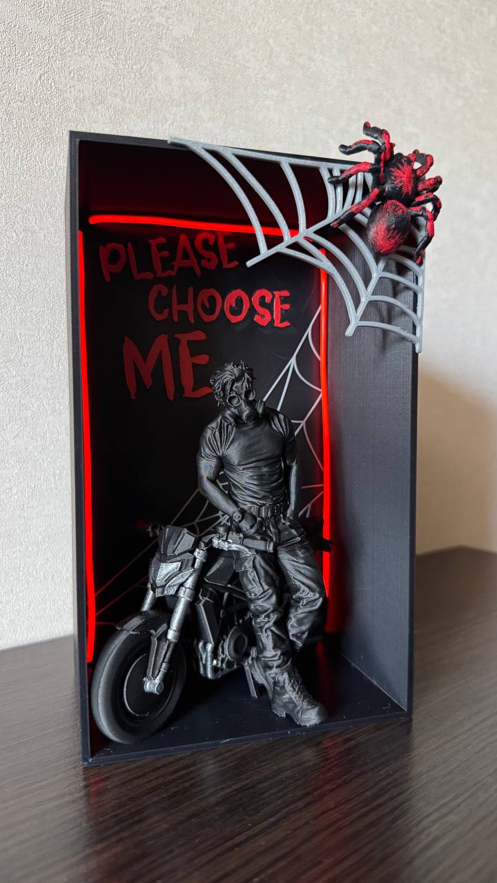 Book Nook «Please Choose Me» з LED-підсвіткою - Зображення 3